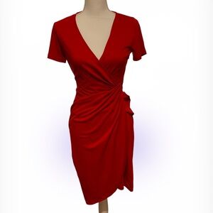 Red Wrap Dress size Small